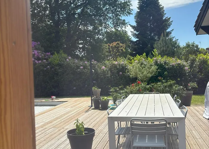 Jeane-rose, Maison En Bois Avec Piscine * Andernos-les-Bains
