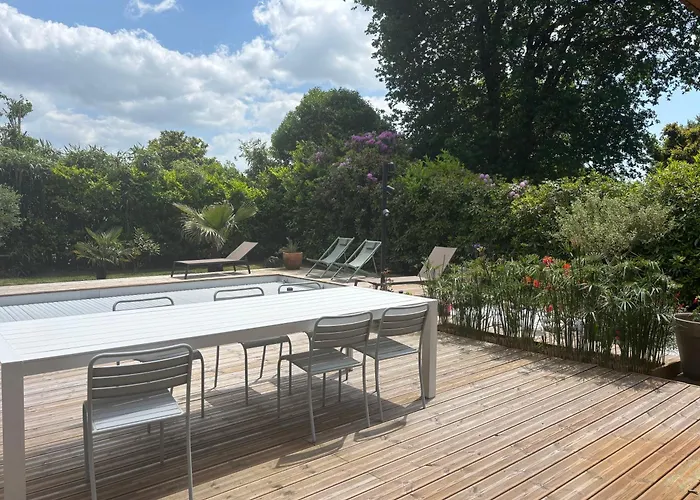 Jeane-rose, Maison En Bois Avec Piscine Vakantiehuis Andernos-les-Bains